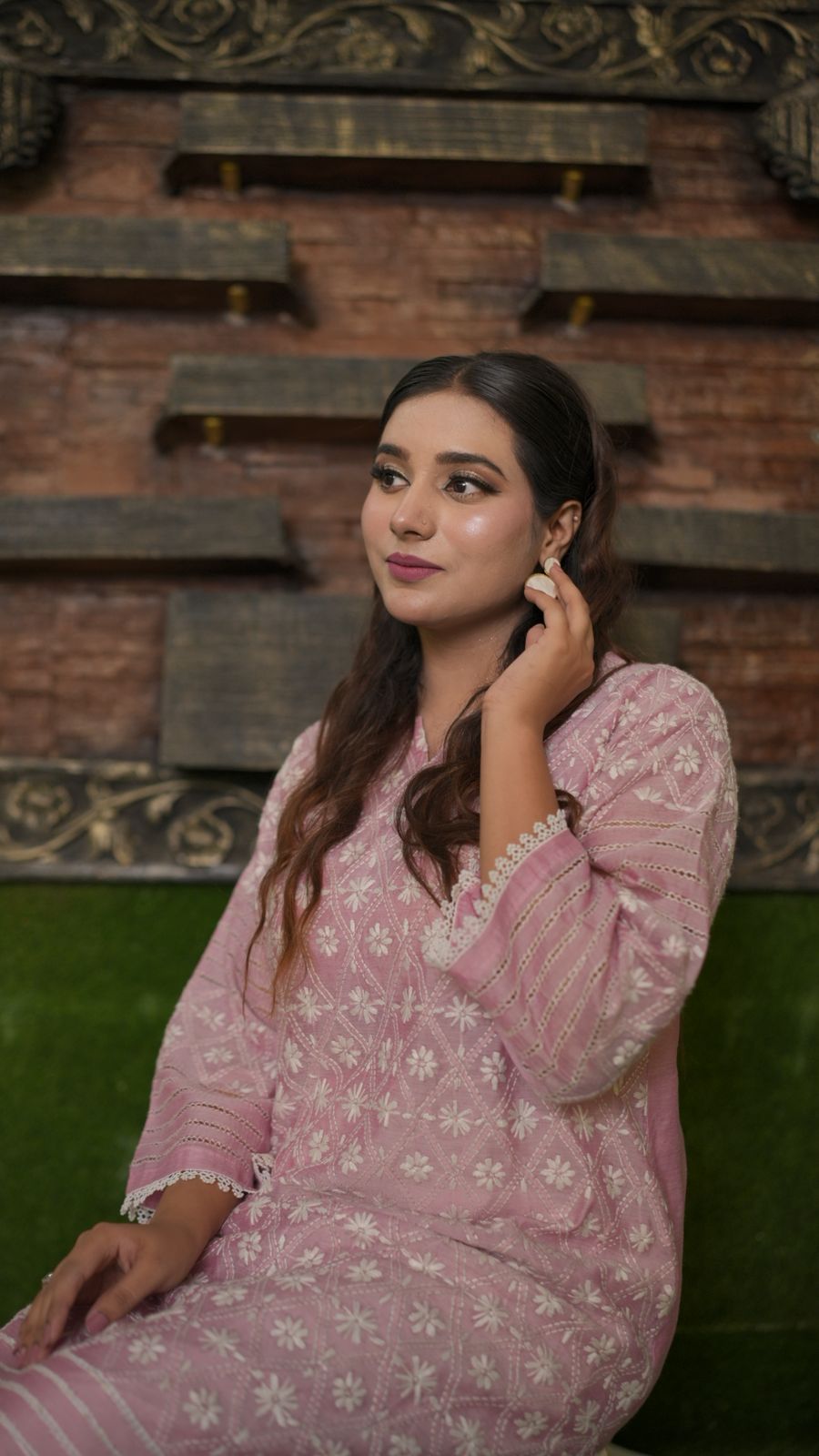 Classic Lawn Dress with Tarkashi & Hand Embroidery – Timeless Elegance