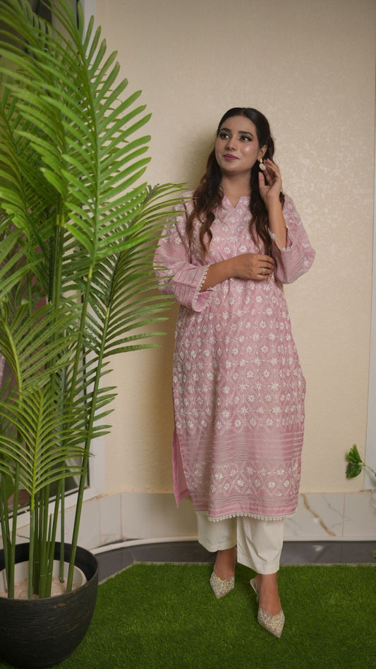 Classic Lawn Dress with Tarkashi & Hand Embroidery – Timeless Elegance