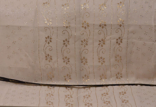 3-Piece Pakistani Suit – Barfi Dana Work | 4-Side Bordered Dupatta | Antique Mukesh Fabric