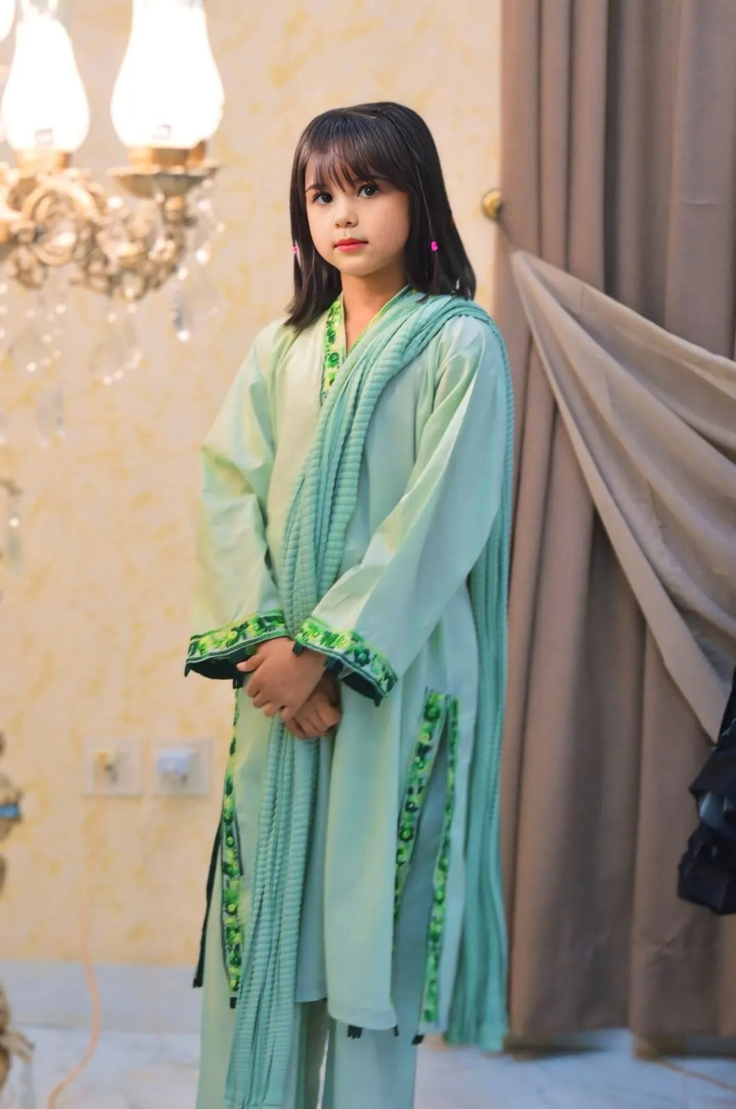 2-Piece Handmade Girl’s Dress